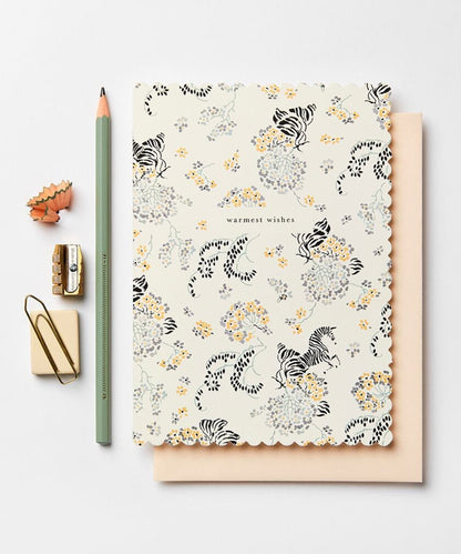 L&L Curious Zebra Card