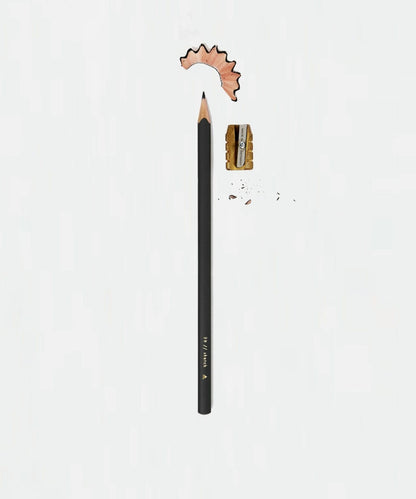 Extract Flint Single Pencil - sleek black pencil sharpened tip