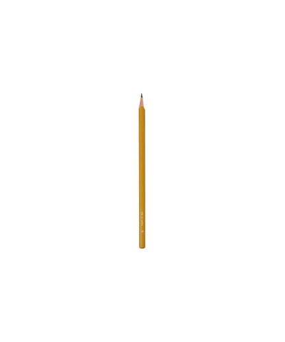 Extract Mustard Single Pencil - yellow wooden pencil sharpened graphite