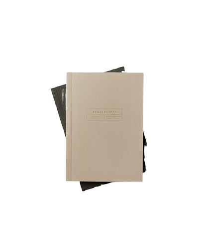 Weekly Planner Clay - beige textured weekly planner minimalist