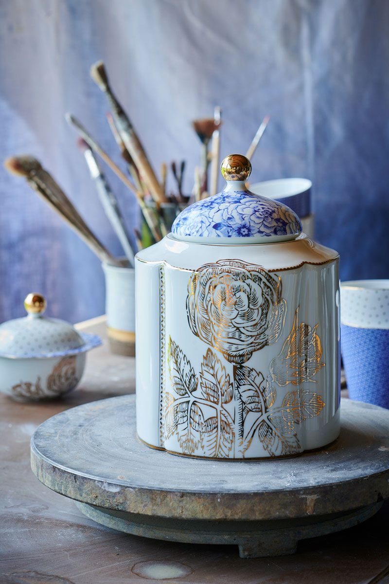 Pip Studio | Storage Jar Medium Royal | 1.9 L | Porcelain