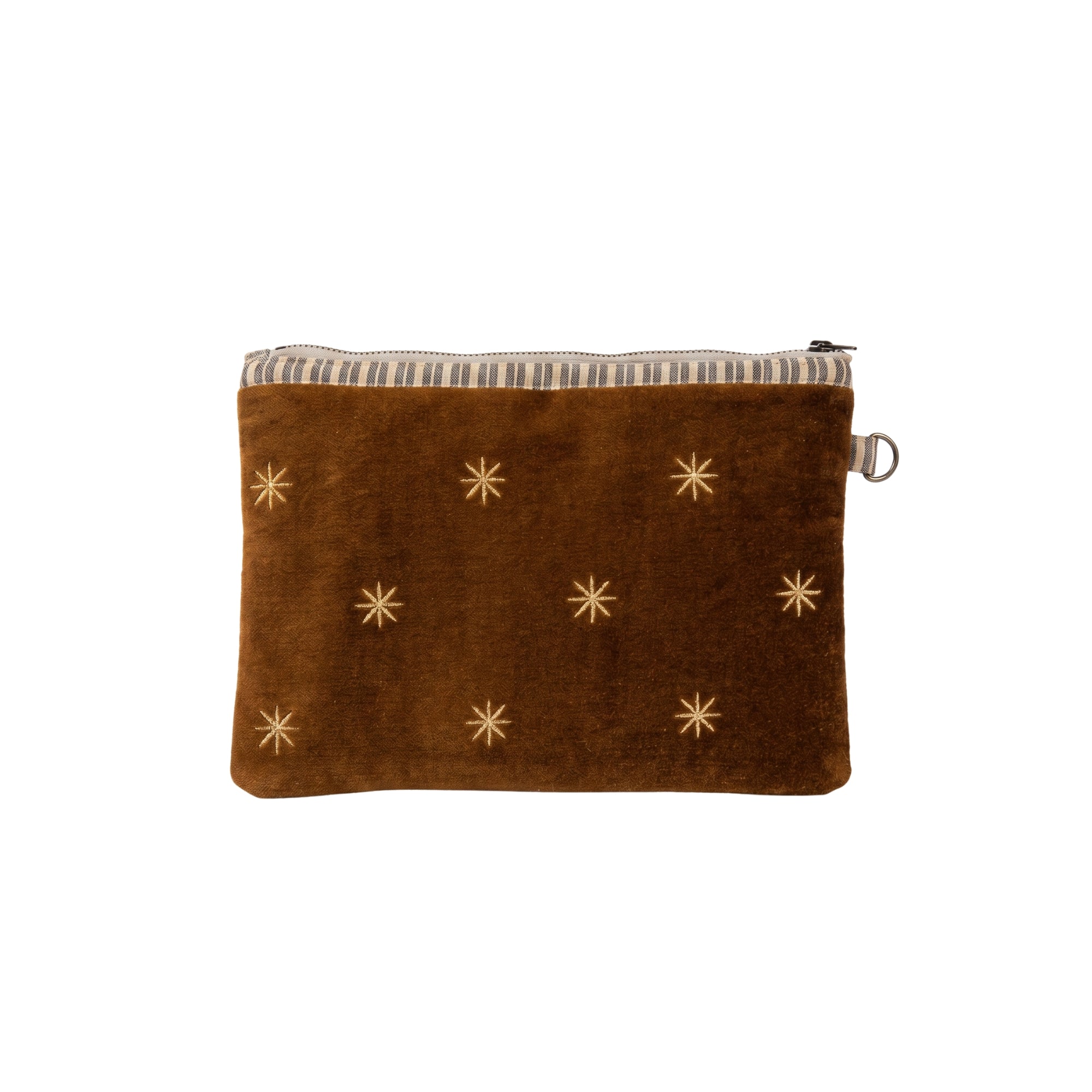 Goyaal Living Namaste Etoile velvet pouch Large - L-26cm W-18 cm Cigar