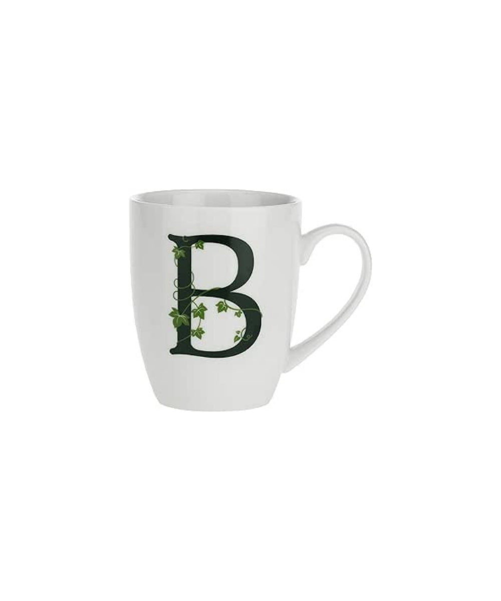 Atupertu Mug Letter ’B’ Cc 380 Gb - white ceramic mug bold black