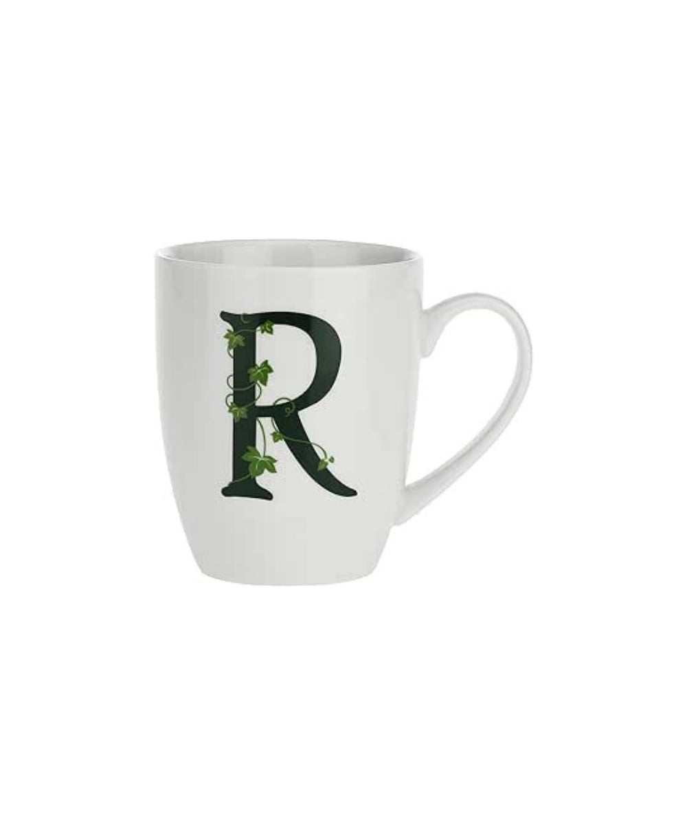 Atupertu Mug Letter ’R’ Cc 380 Gb - white ceramic mug bold black