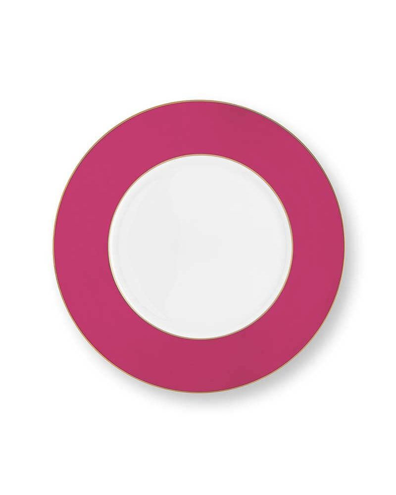 Pip Studio Pip Chique Gold-Pink Plate Second Chance | 28 cm