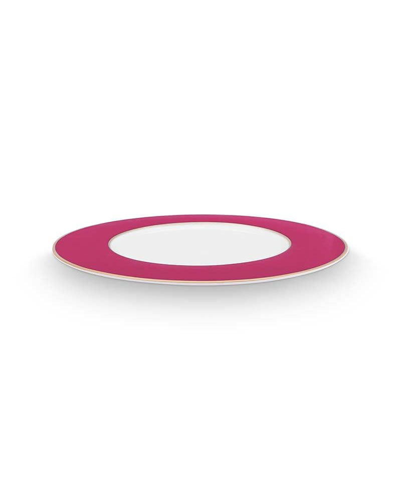 Pip Studio Pip Chique Gold-Pink Plate Second Chance | 28 cm