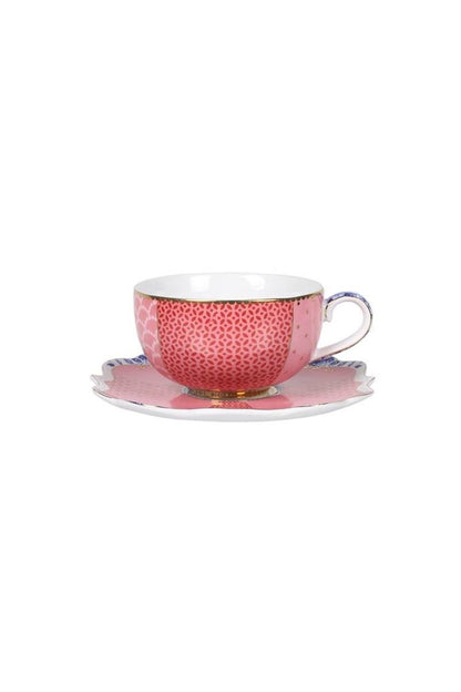 Pip Studio | Espresso Cup and Saucer Royal Pink | 125 ml | Porcelain