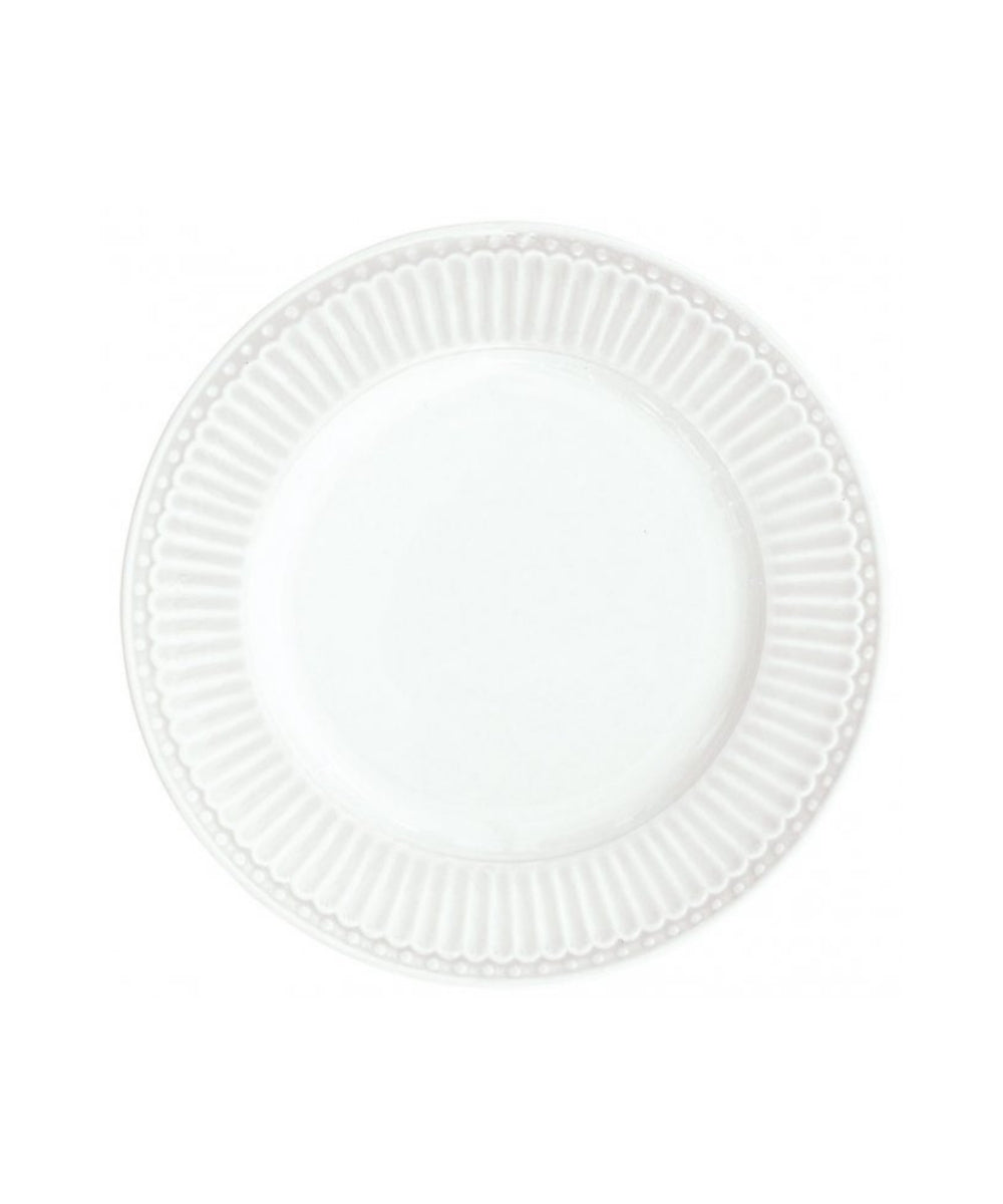 Plate Small Alice White (17.5 cm)
