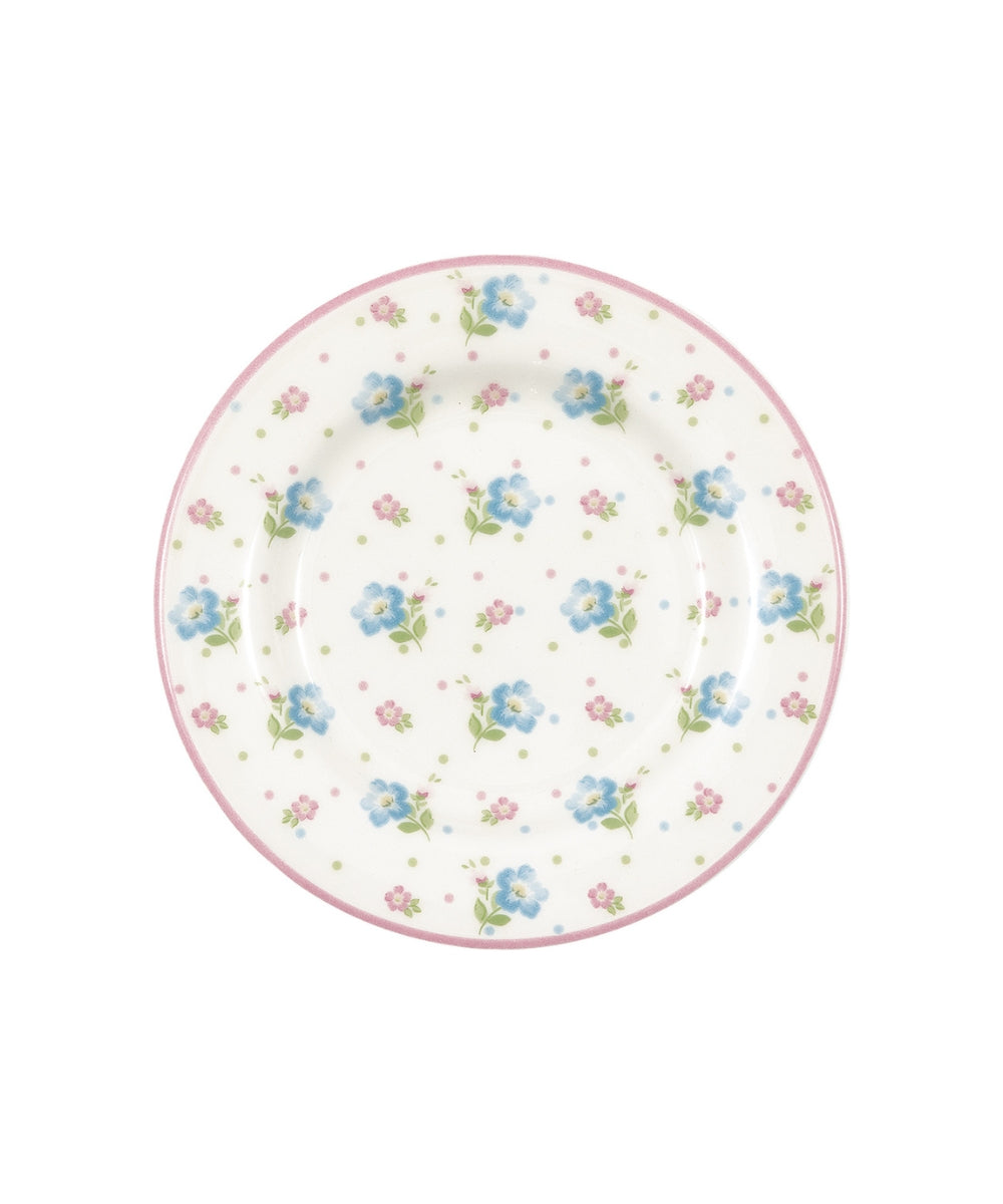 Small plate Rosalia white