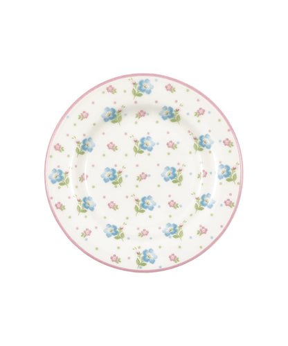 Small plate Rosalia white