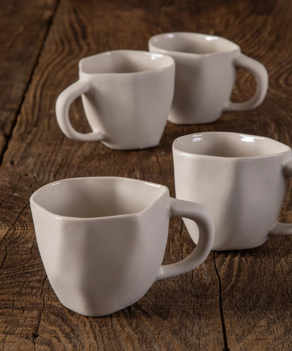 Tam Stoneware Cappuccino Cup Pearl
