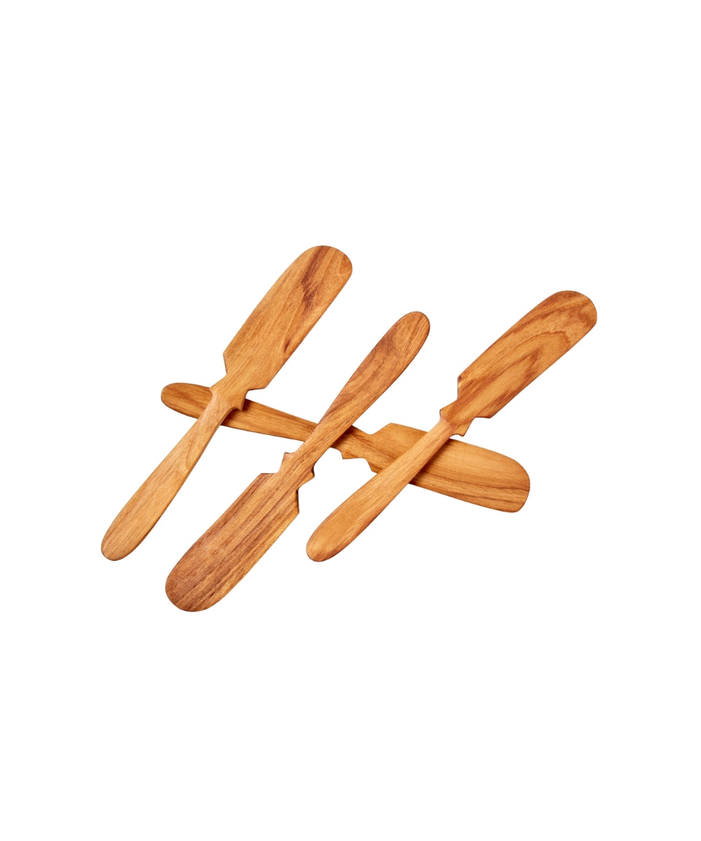 Teak Butter Knives Set of 4
