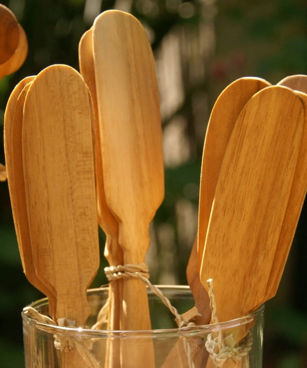 Teak Butter Knives Set of 4