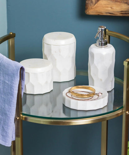 Vittoria Marble Canister Short