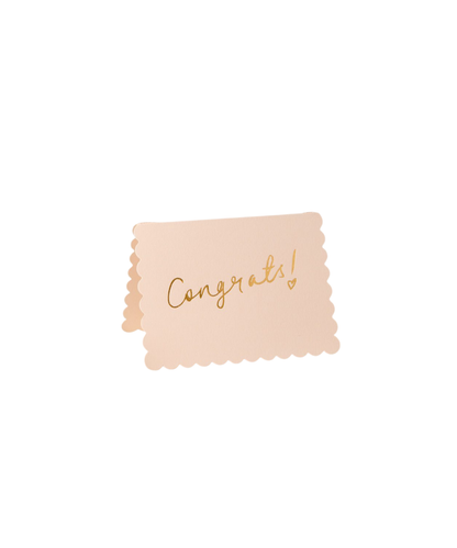 Scallop Congrats in Blushg