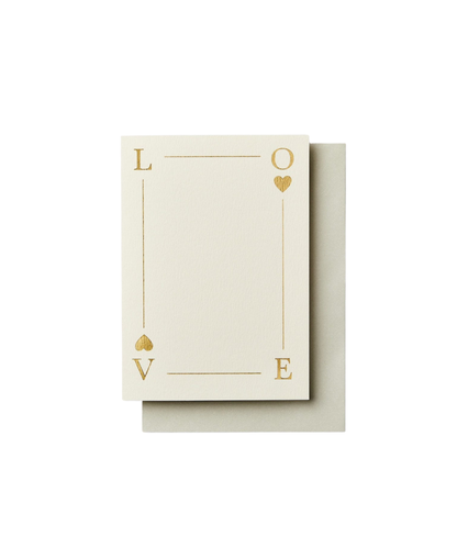 Love Playing Card