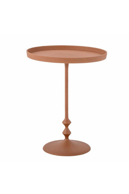 Blooming Ville Anjou Side Table Aluminum H- 45 cm D- 37 cm Orange