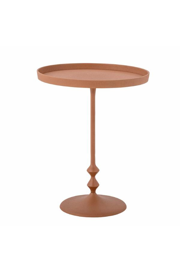 Blooming Ville Anjou Side Table Aluminum H- 45 cm D- 37 cm Orange