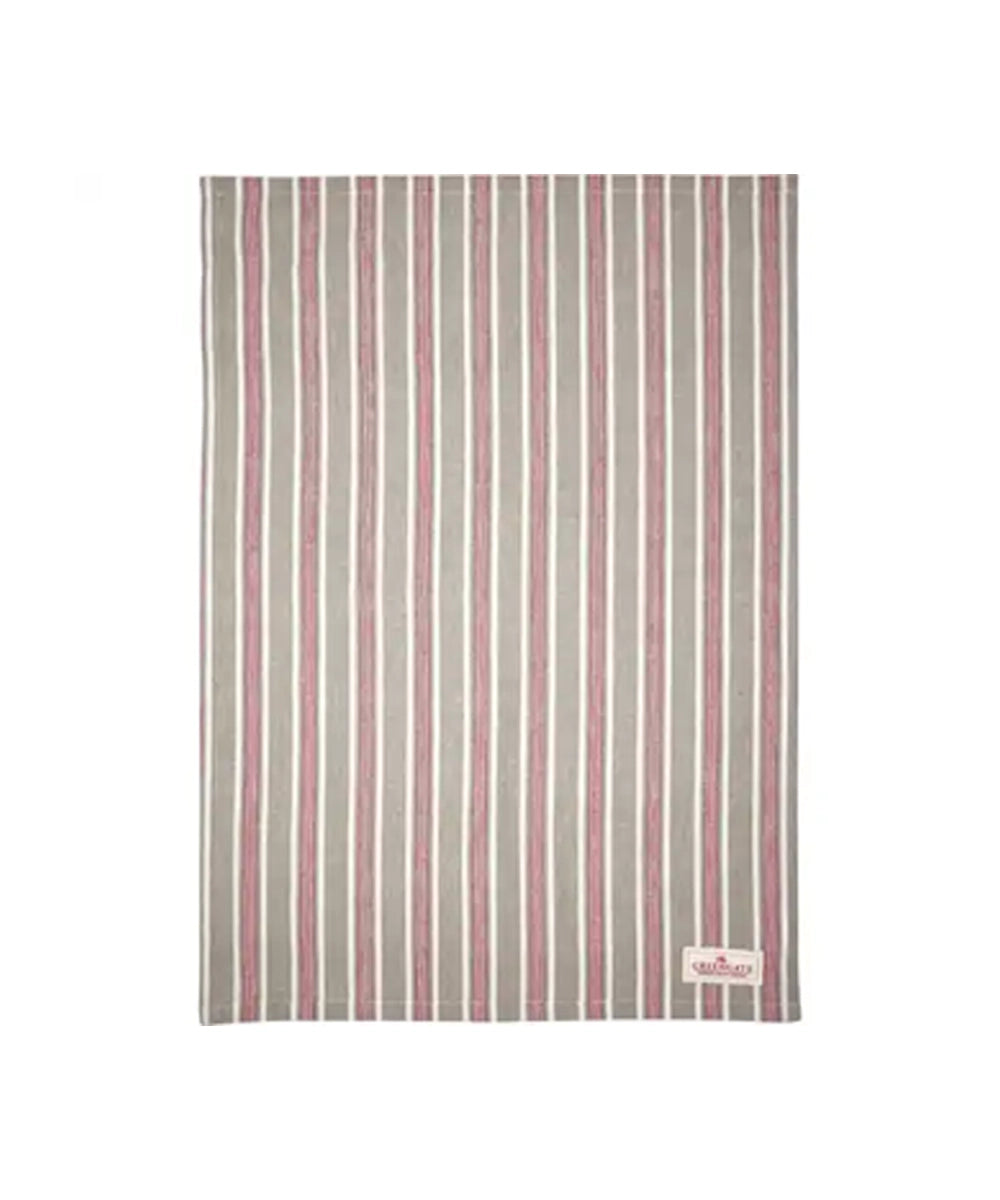 Table Runner Zoe Linen 1 Layer - rectangular kitchen towel vertical stripes