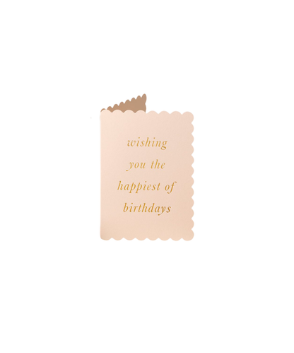 Scallop Happiest Birthday Blush