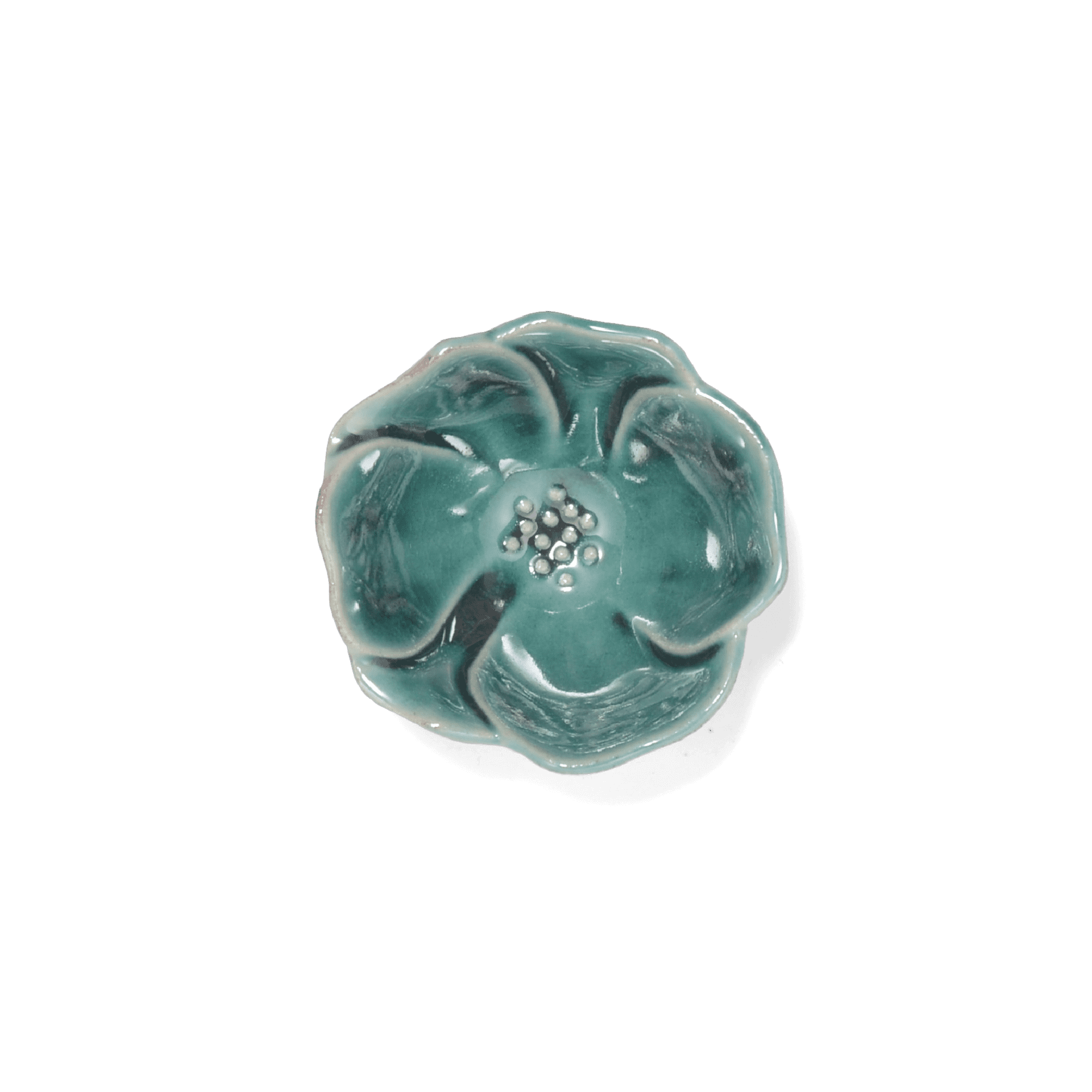 Marumitsu Sazanka 2.5 sun mini-bowl
 Pottery green W- 70.4 cm D- 0.74 cm H- 0.40 cm