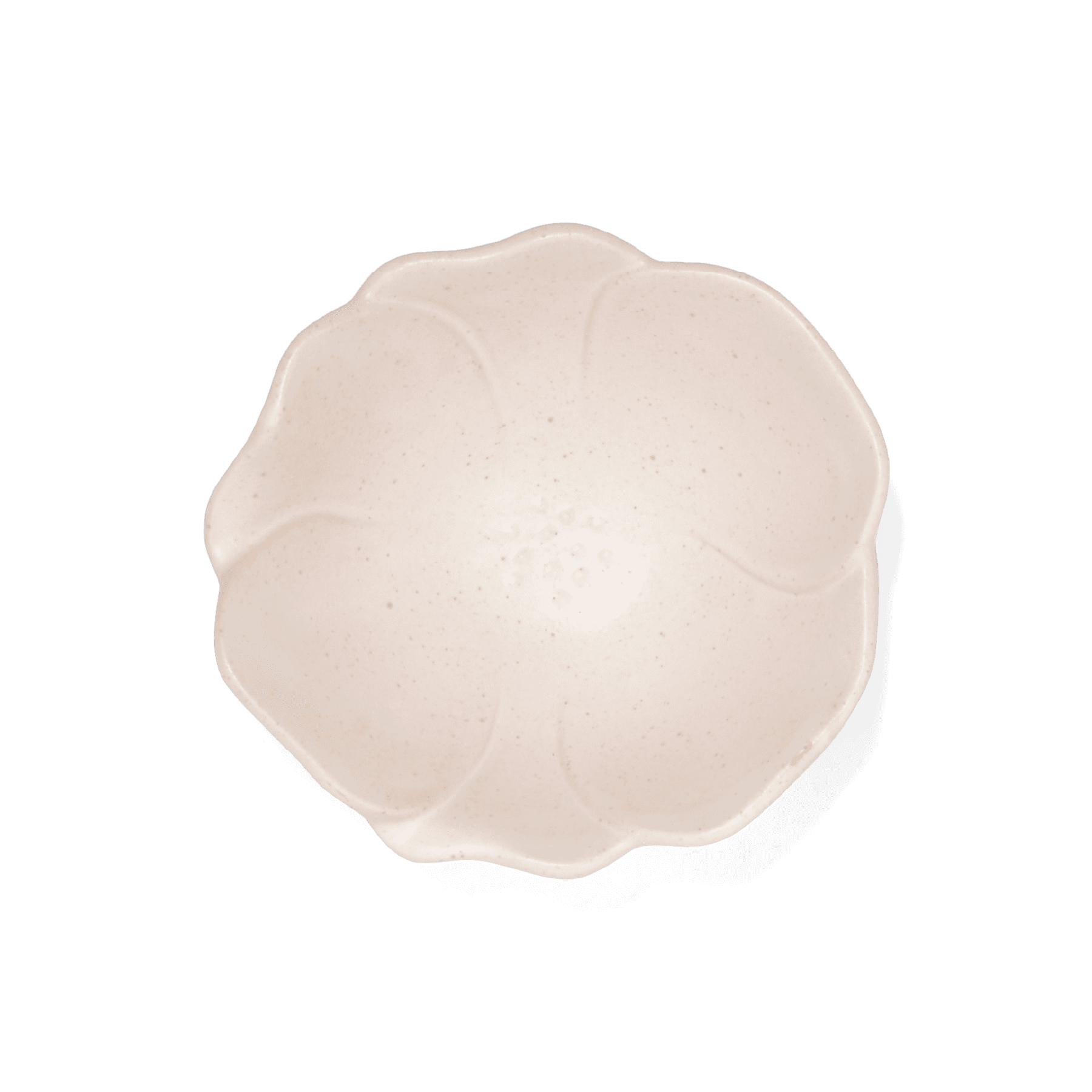 Marumitsu Sazanka 4 sun small bowl
 Pottery white W- 1.20 cm D- 1.20 cm H- 0.53 cm