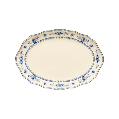 Costa Nova Oval platter 32 Vila H- 3.1 cm L- 32.3 cm Beige-blue