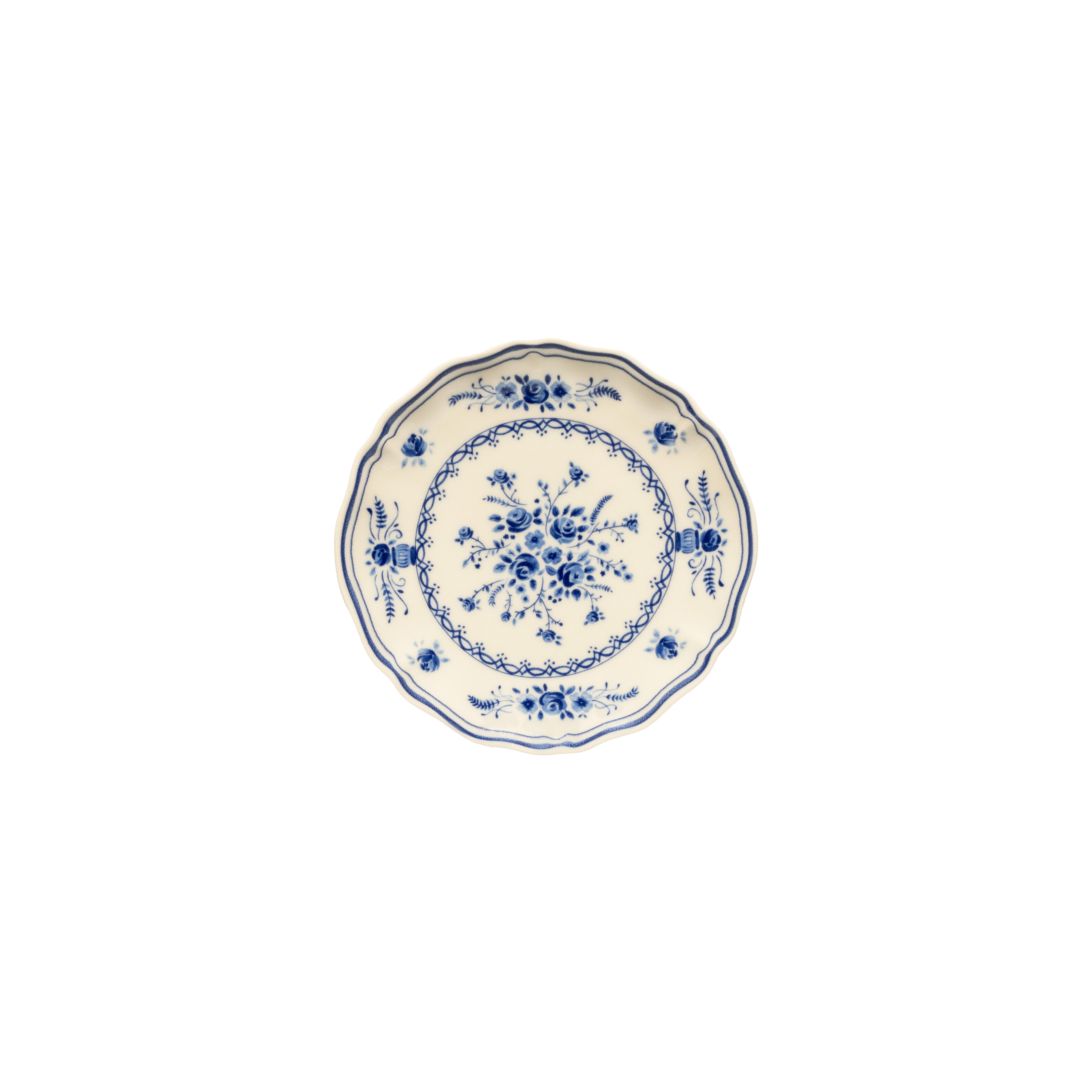 Costa Nova Appetizer plate 17 Vila H- 2.3 cm W- 16.8 cm Fine Stoneware Beige-blue