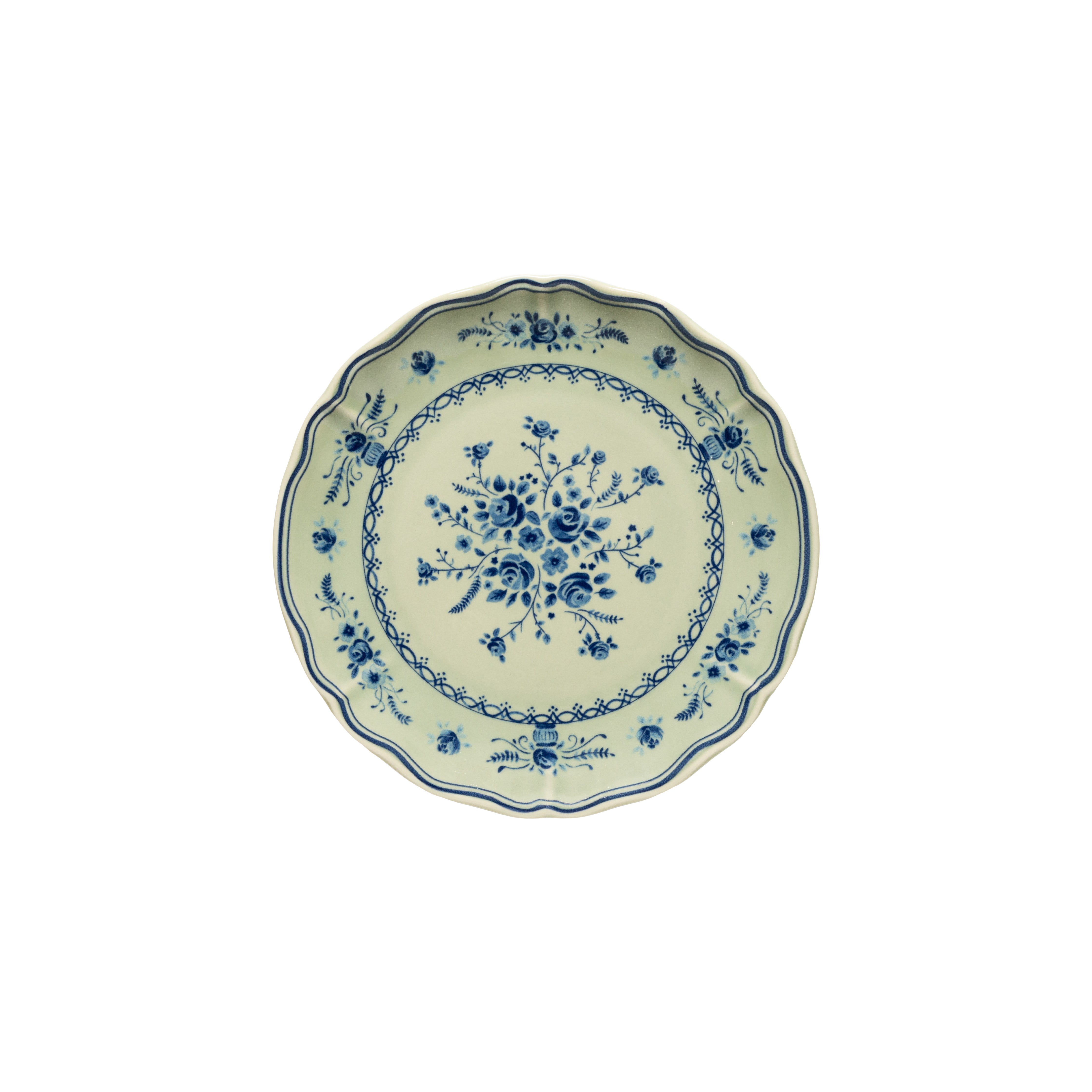 Costa Nova Salad/dessert plate Vila H- 2.5 cm D- 21.4 cm Olive-blue